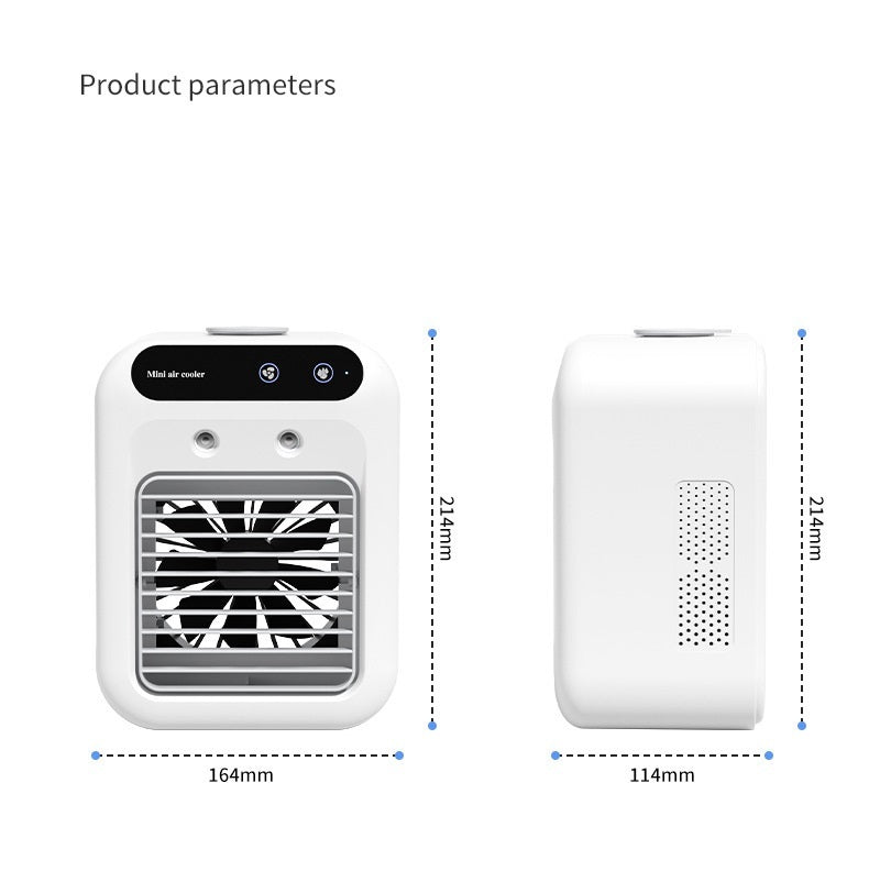 Portable Air Conditioner and Humidifier for room, office or cars