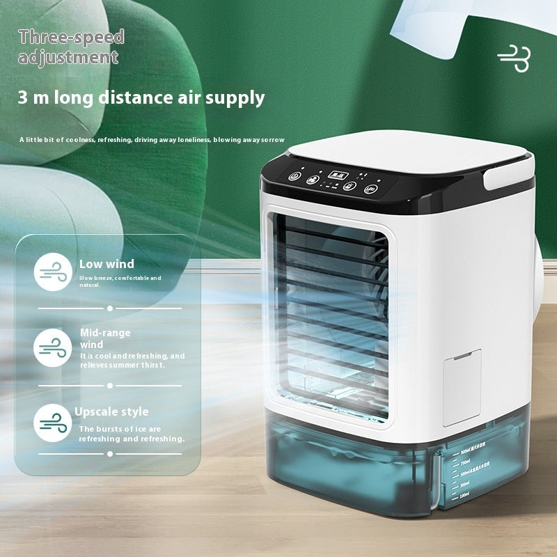 Household Mini Air Conditioner Fan USB Refrigeration Humidification Air Cooler