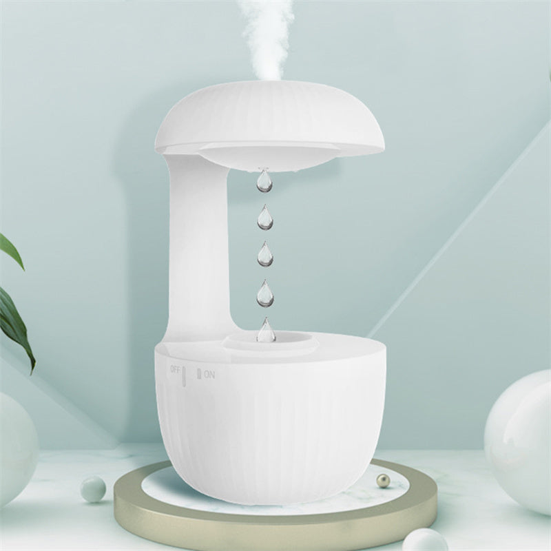 Anti-gravity Air Humidifier: Mute Countercurrent Humidifier Levitating Water Drops Cool Mist Maker Fogger Relieve Fatigue
