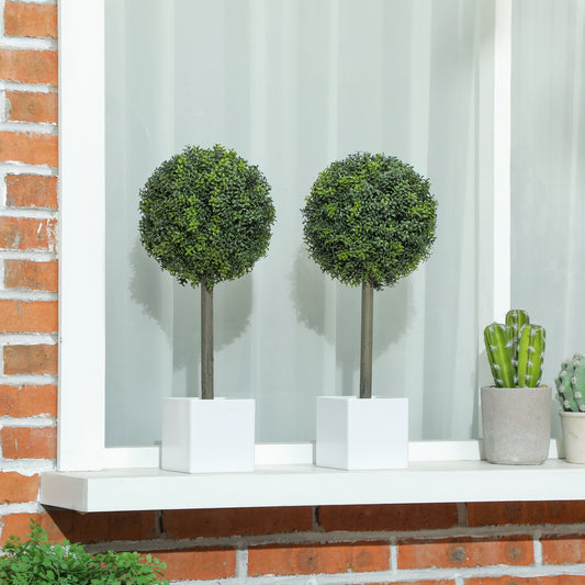 Boxwood topiary balls set of two