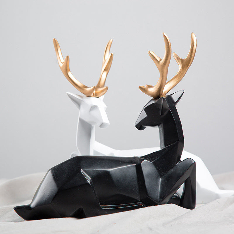 Nordic Style Wine Cabinet Deer Living Room Decorations