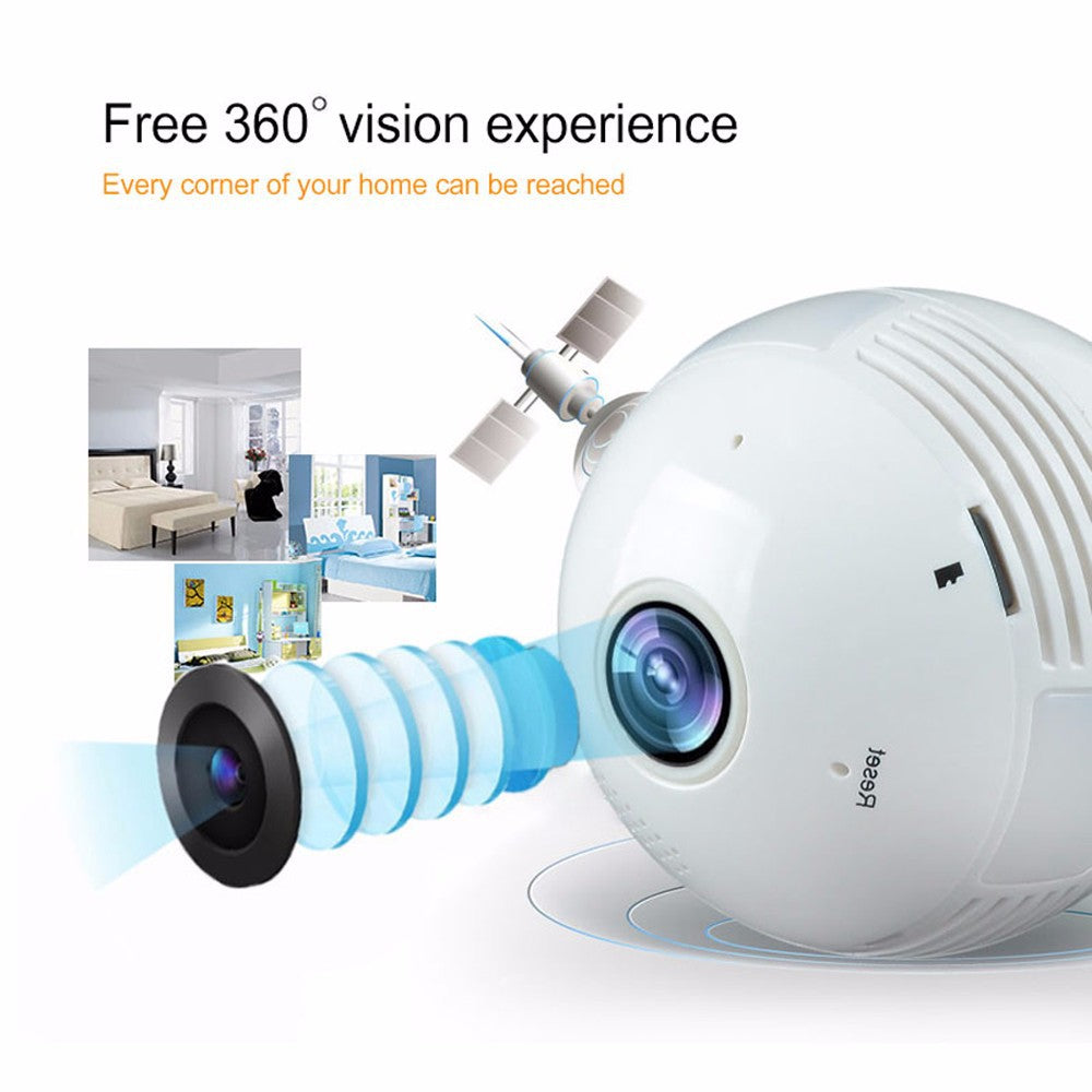 Smart wifi Bulb Camera For Remote Monitoring