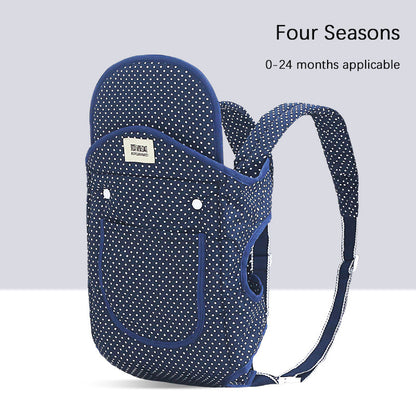 Multifunctional Baby Carrier With Breathable Front And Back In Summer