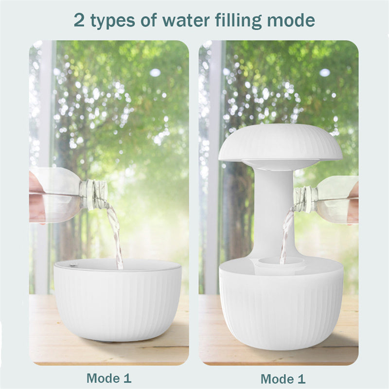 Anti-gravity Air Humidifier: Mute Countercurrent Humidifier Levitating Water Drops Cool Mist Maker Fogger Relieve Fatigue