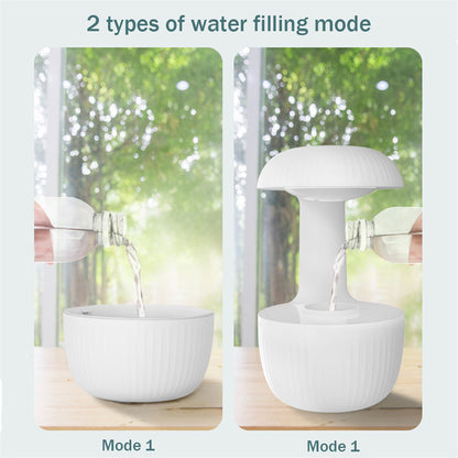 Anti-gravity Air Humidifier: Mute Countercurrent Humidifier Levitating Water Drops Cool Mist Maker Fogger Relieve Fatigue