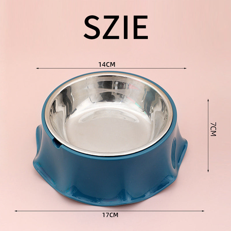 Pet Cat Dog Bowl For Food And Water, Stainless Steel Pet Feeding Bowl, Cat Bowls Non-Slip Stainless Steel Small Cat Food Bowls Durable Non-Skid Insulated Heavy Duty With Rubber Bottom