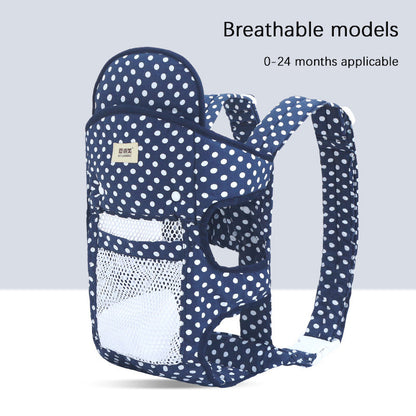 Multifunctional Baby Carrier With Breathable Front And Back In Summer